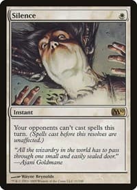 Silence - Magic 2010 (M10) - Magic: The Gathering card