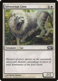 Silvercoat Lion - Magic 2010 (M10) - Magic: The Gathering card