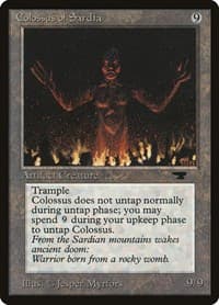 Colossus of Sardia - Antiquities - Magic: The Gathering card