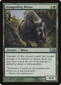 Stampeding Rhino - Magic 2010 (M10) - Magic: The Gathering card