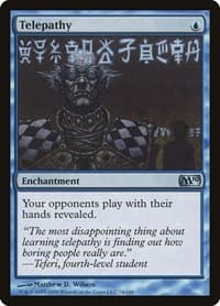 Telepathy - Magic 2010 (M10) - Magic: The Gathering card