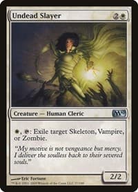 Undead Slayer - Magic 2010 (M10) - Magic: The Gathering card