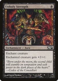 Unholy Strength - Magic 2010 (M10) - Magic: The Gathering card