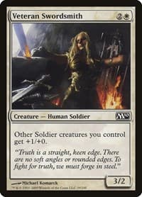 Veteran Swordsmith - Magic 2010 (M10) - Magic: The Gathering card