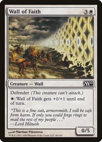 Wall of Faith - Magic 2010 (M10) - Magic: The Gathering card