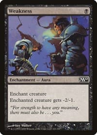 Weakness - Magic 2010 (M10) - Magic: The Gathering card