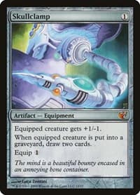 Skullclamp - From the Vault: Exiled - Magic: The Gathering card