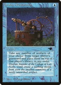 Drafna's Restoration - Antiquities - Magic: The Gathering card