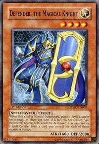 Defender, The Magical Knight - Structure Deck: Spellcaster's Command - YuGiOh card