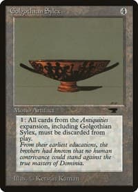Golgothian Sylex - Antiquities - Magic: The Gathering card