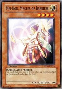 Mei-Kou, Master of Barriers - Structure Deck: Spellcaster's Command - YuGiOh card