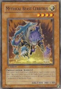 Mythical Beast Cerberus - Structure Deck: Spellcaster's Command - YuGiOh card