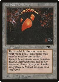 Mishra's Workshop - Antiquities - Magic: The Gathering card