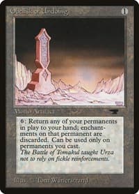 Obelisk of Undoing - Antiquities - Magic: The Gathering card