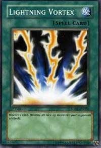 Lightning Vortex - Structure Deck: The Dark Emperor - YuGiOh card