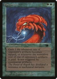 Powerleech - Antiquities - Magic: The Gathering card
