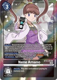 Nene Amano (Box Topper) - Xros Encounter - Digimon Card Game card