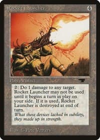 Rocket Launcher - Antiquities - Magic: The Gathering card
