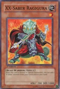 XX-Saber Ragigura - Ancient Prophecy - YuGiOh card