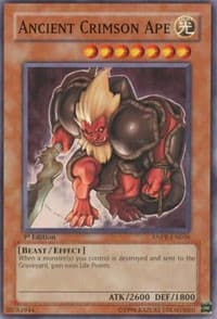 Ancient Crimson Ape - Ancient Prophecy - YuGiOh card