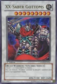 XX-Saber Gottoms - Ancient Prophecy - YuGiOh card