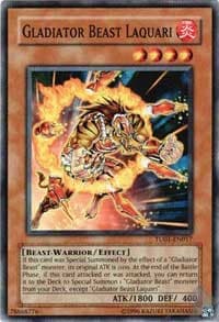 Gladiator Beast Laquari - Turbo Pack Booster One Pack - YuGiOh card