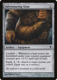 Adventuring Gear - Zendikar - Magic: The Gathering card
