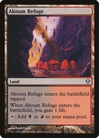 Akoum Refuge - Zendikar - Magic: The Gathering card