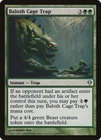 Baloth Cage Trap - Zendikar - Magic: The Gathering card