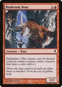 Bladetusk Boar - Zendikar - Magic: The Gathering card