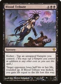 Blood Tribute - Zendikar - Magic: The Gathering card