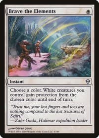 Brave the Elements - Zendikar - Magic: The Gathering card