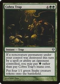 Cobra Trap - Zendikar - Magic: The Gathering card