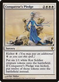 Conqueror's Pledge - Zendikar - Magic: The Gathering card