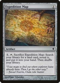 Expedition Map - Zendikar - Magic: The Gathering card