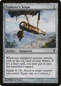 Explorer's Scope - Zendikar - Magic: The Gathering card