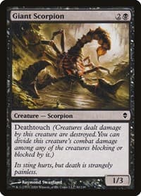Giant Scorpion - Zendikar - Magic: The Gathering card