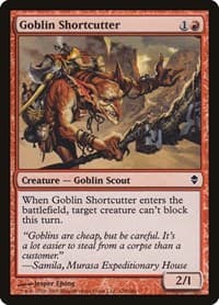 Goblin Shortcutter - Zendikar - Magic: The Gathering card