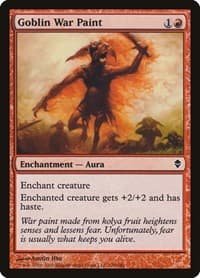 Goblin War Paint - Zendikar - Magic: The Gathering card