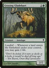 Grazing Gladehart - Zendikar - Magic: The Gathering card