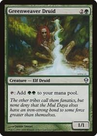Greenweaver Druid - Zendikar - Magic: The Gathering card