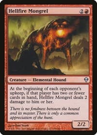 Hellfire Mongrel - Zendikar - Magic: The Gathering card