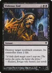 Hideous End - Zendikar - Magic: The Gathering card