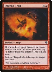 Inferno Trap - Zendikar - Magic: The Gathering card