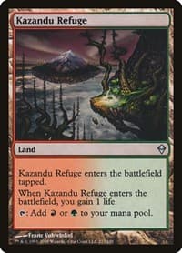 Kazandu Refuge - Zendikar - Magic: The Gathering card
