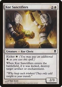 Kor Sanctifiers - Zendikar - Magic: The Gathering card
