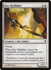 Kor Skyfisher - Zendikar - Magic: The Gathering card