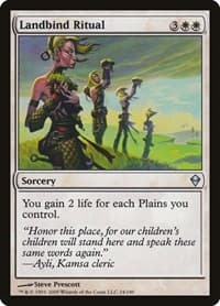 Landbind Ritual - Zendikar - Magic: The Gathering card