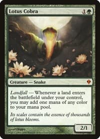 Lotus Cobra - Zendikar - Magic: The Gathering card