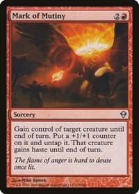Mark of Mutiny - Zendikar - Magic: The Gathering card